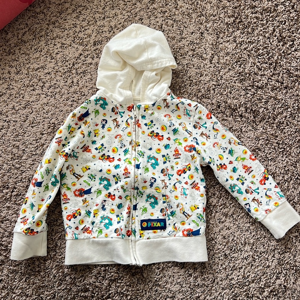 The World of Pixar zip up jacket